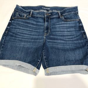 Maurices Women's Blue Jean Shorts